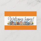 Onroerend goed, makelaar, makelaar visitekaartje (Voorkant)