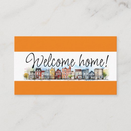 Onroerend goed, makelaar, makelaar visitekaartje (Voorkant)