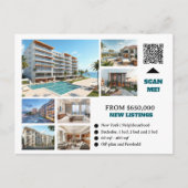 Onroerend goed makelaar net beursgenoteerde appart briefkaart (Voorkant)