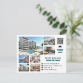 Onroerend goed makelaar net beursgenoteerde appart briefkaart (Staand voorkant)