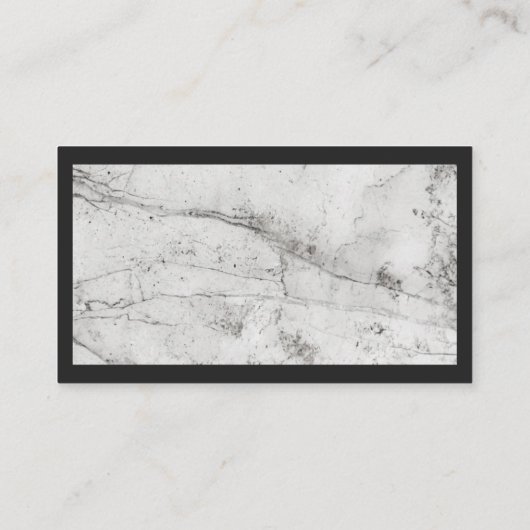 Onroerend goed | Marble Rock Visitekaartje (Achterkant)