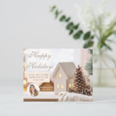 Onroerend goed Marketing Christmas Briefkaart (Staand voorkant)