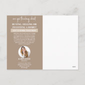 Onroerend goed Marketing Christmas Briefkaart (Achterkant)