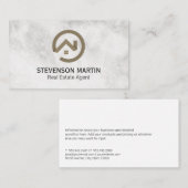 Onroerend goed Modern gestileerde Logo Visitekaartje (Voorkant / Achterkant)