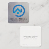 Onroerend goed Modern Logo Afsprakenkaartje (Voorkant / Achterkant)