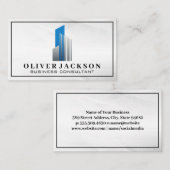 Onroerend goed Modern Logo Visitekaartje (Voorkant / Achterkant)