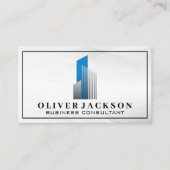 Onroerend goed Modern Logo Visitekaartje (Voorkant)