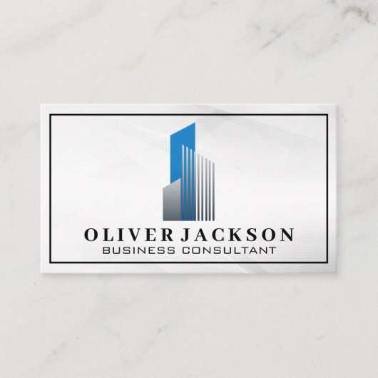 Onroerend goed Modern Logo Visitekaartje (Voorkant)