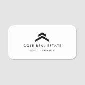 Onroerend goed | Moderne minimumverkoopprijs voor  Naamplaatje (Voorkant)