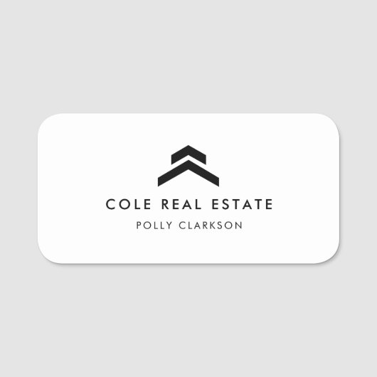 Onroerend goed | Moderne minimumverkoopprijs voor  Naamplaatje (Voorkant)