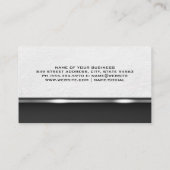 Onroerend goed | moderne woning visitekaartje (Achterkant)