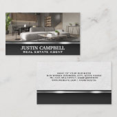 Onroerend goed | moderne woning visitekaartje (Voorkant / Achterkant)