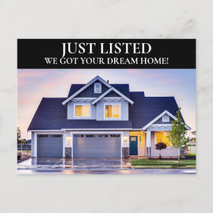 Onroerend goed Net vermeld Foto Briefkaart