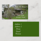 Onroerend goed of bewegend Visitekaartje (Voorkant / Achterkant)