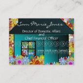 Onroerend goed of blijf thuis visitekaartje (Achterkant)