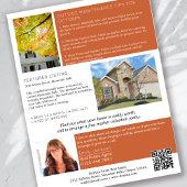 Onroerend goed Oktober Nieuwsbrief Promotie Flyer