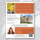 Onroerend goed Oktober Nieuwsbrief Promotie Flyer