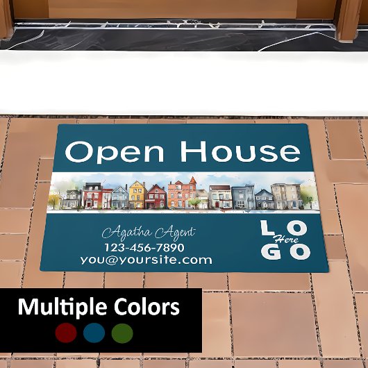 Onroerend goed Open House Marketing Deurmat
