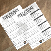 Onroerend goed Open Huis Inloggen Blad Flyer