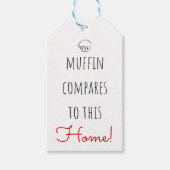 Onroerend goed Open Huis Muffin vergelijkt Cadeaulabel (Voorkant)