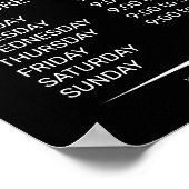 onroerend goed openingstijden winkel uithangbord poster (Hoek)