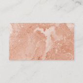 Onroerend goed | Oranje marmer | Klassieke slachti Afsprakenkaartje (Achterkant)