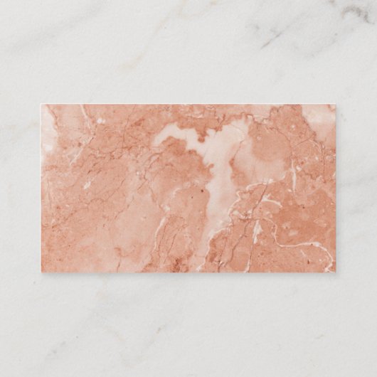 Onroerend goed | Oranje marmer | Klassieke slachti Afsprakenkaartje (Achterkant)