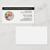 Onroerend goed Planning Vermogensbeheer Visitekaartje (Voorkant / Achterkant)