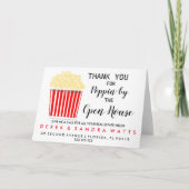 onroerend goed POPCORN open huis Aankondiging Pos  (Voorkant)