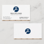 Onroerend goed | Proefpictogrammen Visitekaartje (Voorkant / Achterkant)