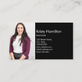 Onroerend goed Professioneel Huis Realtor Blush Fo Visitekaartje (Achterkant)