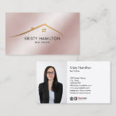 onroerend goed professionele makelaar - sleutel to visitekaartje (Voorkant / Achterkant)