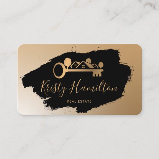 onroerend goed professionele makelaar - sleutel to visitekaartje (Voorkant)