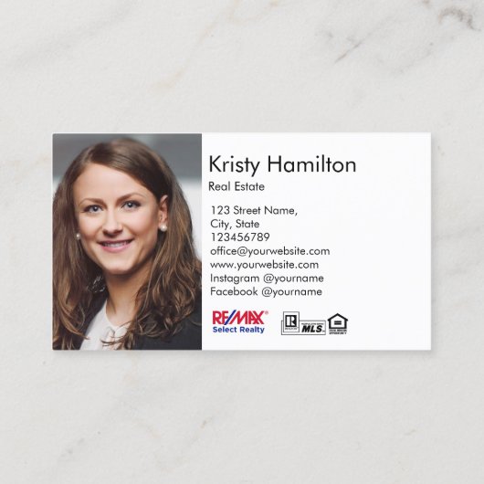 Onroerend goed Professionele Sleutel Huis Realtor  Visitekaartje (Achterkant)