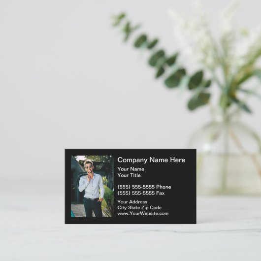 Onroerend goed Professionele Visitekaartjes (Staand voorkant)