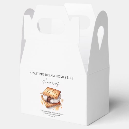 Onroerend goed Promotie Contactgegevens Bedankdoosjes (Geopend)