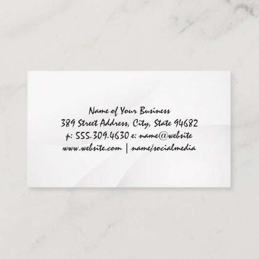 Onroerend goed | QR-code-Visitekaartje Visitekaartje (Achterkant)