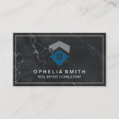 Onroerend goed | Realtor Agent | Logo van herkomst Visitekaartje (Voorkant)