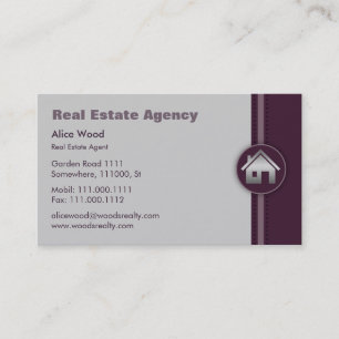 Onroerend goed Realtor Visitekaartje