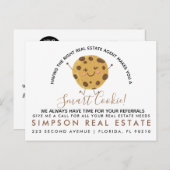 onroerend goed Referenties Cookie Aankondiging (Voorkant / Achterkant)