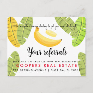 onroerend goed Referentieverwijzingen banaan Aanko Aankondigingskaart