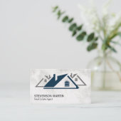 Onroerend goed Roof Top Visitekaartje (Staand voorkant)