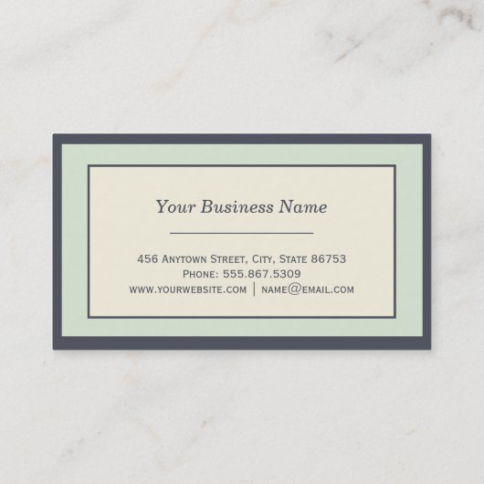 Onroerend goed Sjabloon Visitekaartje (Achterkant)