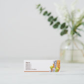 Onroerend goed - Skinny Mini Visitekaartje (Staand voorkant)