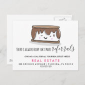 onroerend goed S'MORE verwijzingen Aankondiging Br (Voorkant / Achterkant)