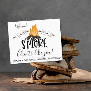 onroerend goed SMORE verwijzingen Aankondiging Pos Flyer