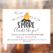 onroerend goed SMORE-verwijzingen Aankondiging-win Raamsticker (Vel 2)