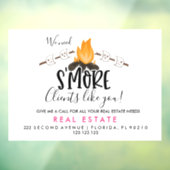 onroerend goed SMORE-verwijzingen Aankondiging-win Raamsticker (Vel 3)