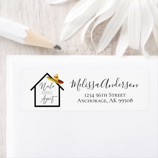 Onroerend goed Sombrero Nacho Gemiddelde Agent Etiket (Insitu)