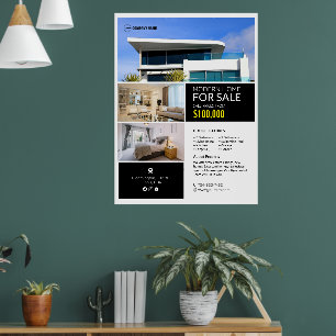 Onroerend goed te koop Aangepast Poster
